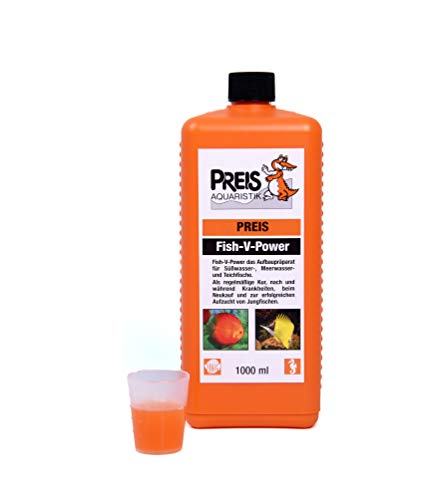Smart-Planet by Preis Aquaristik - Original Fish V Power 1000ml Fisch Vitamine für Aquarium Süß- und Meerwasser für Gesundheit der Fische von Smart-Planet