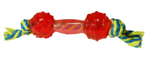 SmartPaw Burly Barbell Pet Toy mit Seil SmartPaw Burly Barbell Pet Toy mit Seil von SmartPaw