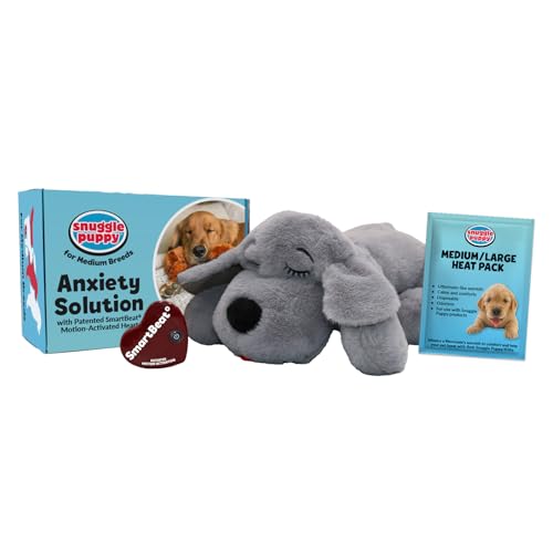Snuggle Puppy Original Toys – Herzschlag Welpe für Hunde – Angstlinderung und Beruhigungshilfe für Haustiere – Komfort-Hundespielzeug für Verhaltenstraining von Snuggle Puppy