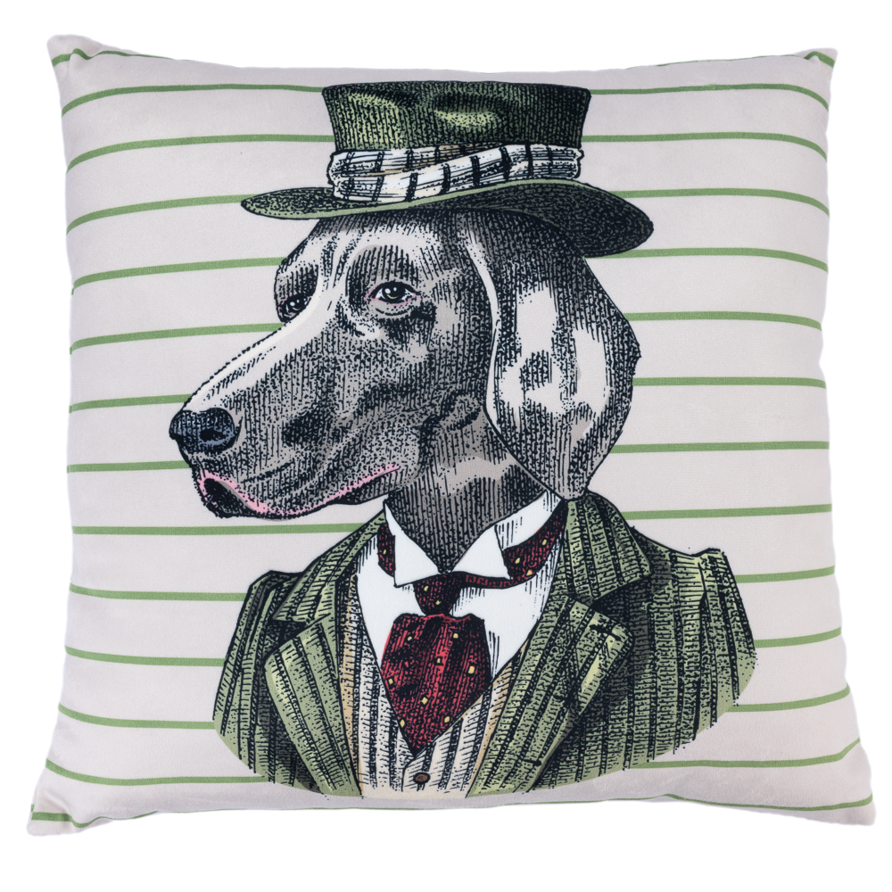 Smartpet Kissen "Funny Dogs" - beige-grün: L 40 x B 40 cm Smartpet Kissen "Funny Dogs" - beige-grün: L 40 x B 40 cm von Smartpet