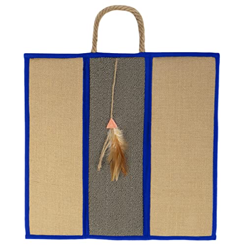 SmartyKat Clever Claws Kratzmatte für Katzen, zum Aufhängen, Braun/Grau/Blau, Einheitsgröße SmartyKat Clever Claws Kratzmatte für Katzen, zum Aufhängen, Braun/Grau/Blau, Einheitsgröße von SmartyKat