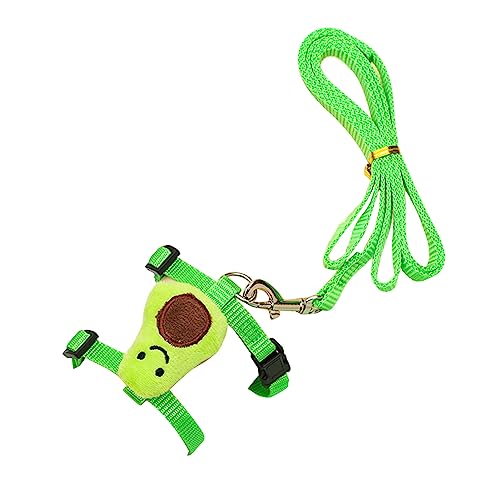 Smbcgdm Cat Chest Harness Strawberry Doll Pet Cat Rabbit Harness Traction Rope Set Anti-escape Adjustable Green M von Smbcgdm