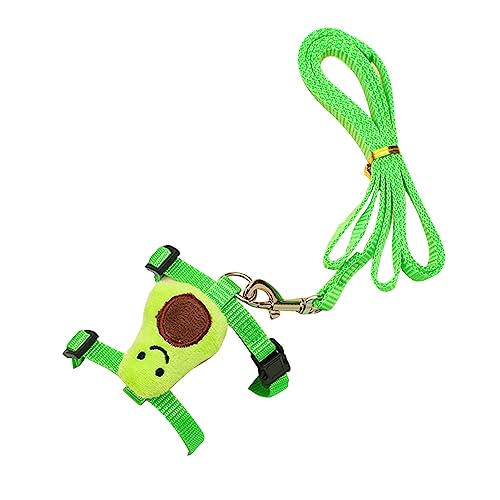 Smbcgdm Cat Chest Harness Strawberry Doll Pet Cat Rabbit Harness Traction Rope Set Anti-escape Adjustable Green S von Smbcgdm