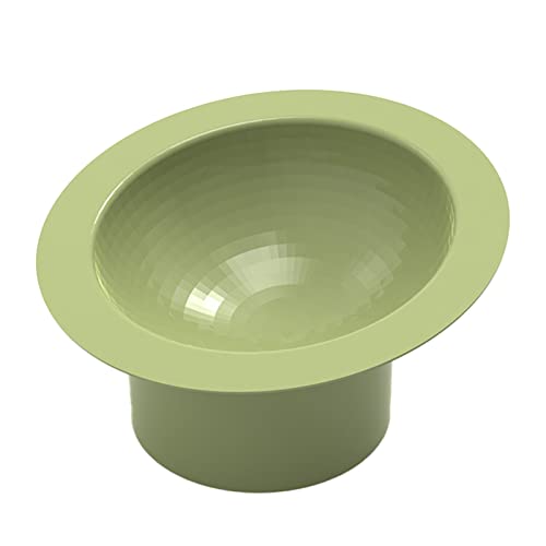 Smbcgdm Pet Feeder Bowl Anti-Dumping Pet Dog Food Bowl Cat Water Bowl Multipurpose Stable Green von Smbcgdm