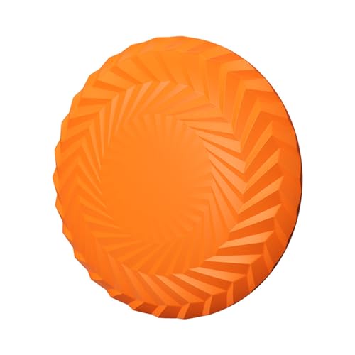 Smbcgdm Pet Flying Disc Tear-Resistant Sports Tool Dual Purpose Chew Pet Supplies Dog Flying Disc Pet Supplies Orange von Smbcgdm
