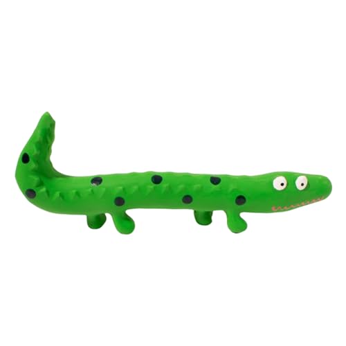 Smbcgdm Pet Molar Toy Safe Relieve Boredom Cartoon Lizard Shape Pet Dog Molar Chew Toy Green von Smbcgdm