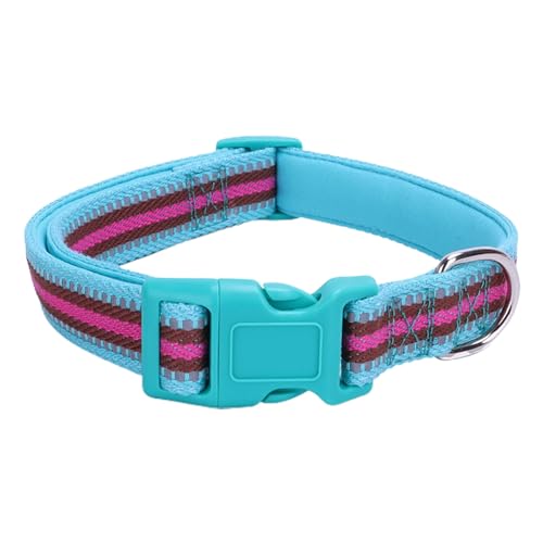 Smbcgdm Pet Neck Circle Reflective Prevent Break Free Polyester Pet Dog Cat Protective Collar Pet Supplies Green L von Smbcgdm