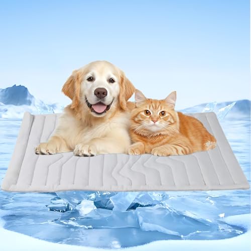 Barkley Cooling Mat,Barkley Dog Cooling Pad,2025 Upgrade Dog Coolings Mats,Non Gel,Machine Washable Pet Cool Mats for All Breeds & Sizes (M) von Smilamo