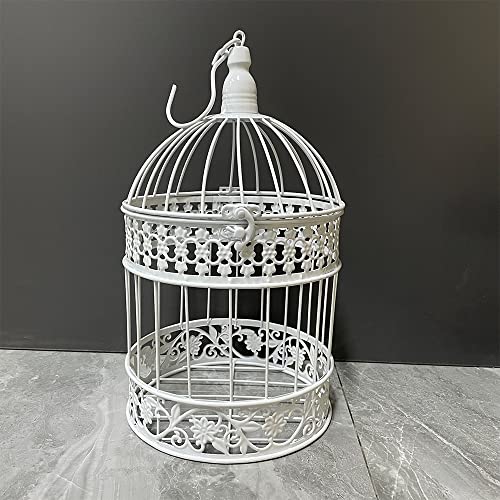 Runde Vogelkäfige, Vintage-Stil, dekorativer Eisen,Hochzeitsdekoration, Blumenkäfig, Dekoration, Requisiten,zum Aufhängen, Blumenrahmen, Dekorationen, Hochzeit, Party, Innen- und Außenbereich von Smile Diary