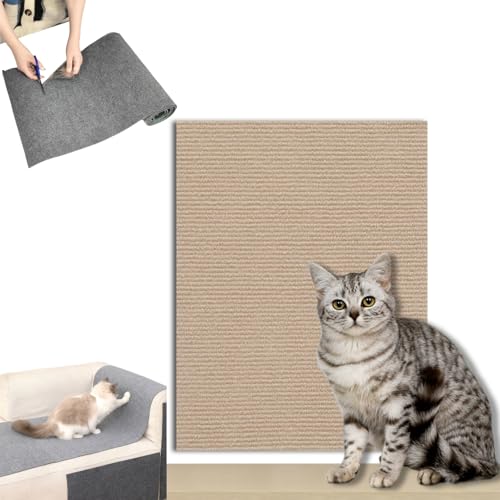 Tier-Herzen DIY Universal Katzen Kratzschutz Sofaschutz für Katzen, Natürlicher Sisal Kratzmatte als Kratzschutz fürs Sofa, langlebiger Kratzteppich & Kratzmöglichkeit für das Katzen Sofa Tier-Herzen DIY Universal Katzen Kratzschutz Sofaschutz für Katzen, Natürlicher Sisal Kratzmatte als Kratzschutz fürs Sofa, langlebiger Kratzteppich & Kratzmöglichkeit für das Katzen Sofa von Smileader