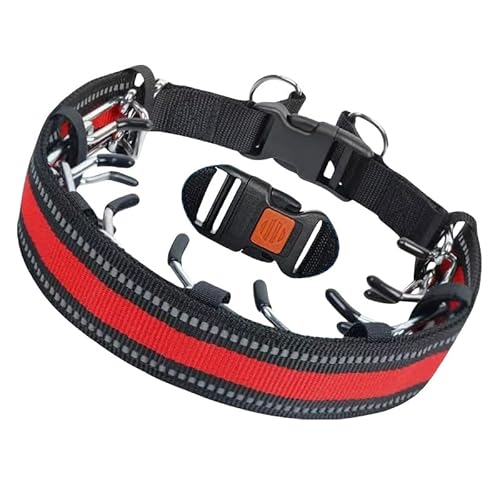 knuddelpfoten Kilian | No-Pull Halsband Hochleistungsfähiges, umnehmbares Metallhundetrainingskragen mit Spannungskontrolle für große und kleine Rassen, ideal für Wanderausrüstung knuddelpfoten Kilian | No-Pull Halsband Hochleistungsfähiges, umnehmbares Metallhundetrainingskragen mit Spannungskontrolle für große und kleine Rassen, ideal für Wanderausrüstung von Smileader