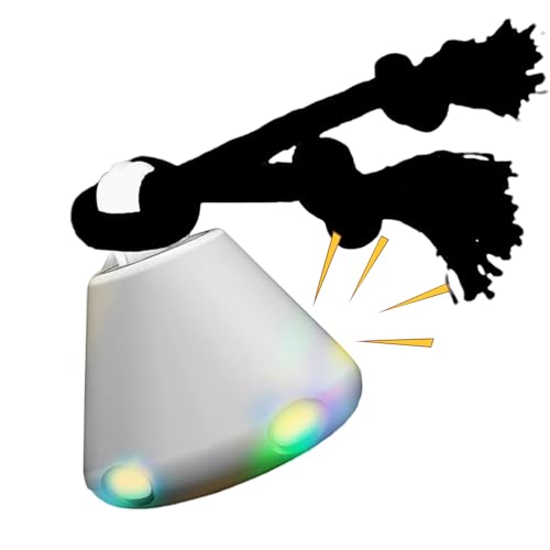 Smileshiney Hundebälle – Automatischer beweglicher Ball für Kauer – interaktives Spielzeug bewegt sich mit Ton und Licht für Kauer, Langeweile, kleine mittelgroße Hunde, Outdoor-Haustieraktivität Smileshiney Hundebälle – Automatischer beweglicher Ball für Kauer – interaktives Spielzeug bewegt sich mit Ton und Licht für Kauer, Langeweile, kleine mittelgroße Hunde, Outdoor-Haustieraktivität von Smileshiney