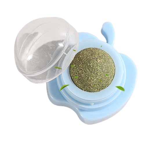 Smileshiney Katzenminze-Wandball,Katzenminze-Ballhalterung,Katzen-Kauspielzeug - Katzen-Wanddekoration, Katzenminze-Spielzeug für Katzen, fördert Gesundheit und interaktives Spielen Smileshiney Katzenminze-Wandball,Katzenminze-Ballhalterung,Katzen-Kauspielzeug - Katzen-Wanddekoration, Katzenminze-Spielzeug für Katzen, fördert Gesundheit und interaktives Spielen von Smileshiney