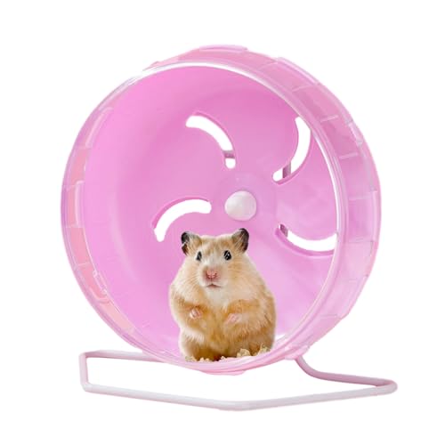 Smileshiney Kleines Hamsterrad, Hamsterlaufrad | Rennmaus-Rad Hamsterräder - Hamster-Übungsräder, Kleintierspielzeug, leiser Spinner, geräuschloses Rad 5,5 Zoll für Hamster, Rennmäuse, Mäuse, Igel von Smileshiney