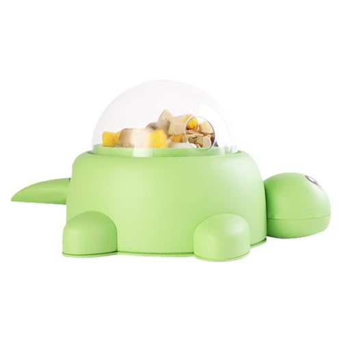 Smileshiney Leckerli-Spender für Hunde, Schildkrötenform, interaktiv, Futternäpfe, langsames Puzzle zur Bereicherung, geistig stimulierend, reduziert Blähungen, Welpen, Katzen, drinnen von Smileshiney