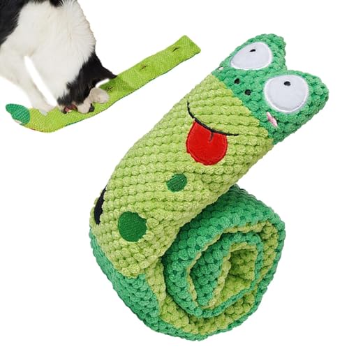 Smileshiney Schnüffelspielzeug für Hunde, Schneckenschnüffelspielzeug aus Plüsch | Interaktives Welpenspielzeug Hunde Plüsch-Quietschspielzeug - Leckerli-Spender, Crinkle Chew Snuffle Smileshiney Schnüffelspielzeug für Hunde, Schneckenschnüffelspielzeug aus Plüsch | Interaktives Welpenspielzeug Hunde Plüsch-Quietschspielzeug - Leckerli-Spender, Crinkle Chew Snuffle von Smileshiney
