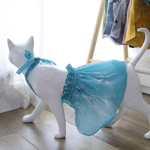Haustierkleidung, luxuriöses Hundekleid für kleine Hunde, Sommer-Welpenkleidung, Prinzessin, flauschiger Rock, Baumwolle, Hundebekleidung, graues Tunika-Kostüm, Kleid für kleine Hunde (Meerjungfrau, Haustierkleidung, luxuriöses Hundekleid für kleine Hunde, Sommer-Welpenkleidung, Prinzessin, flauschiger Rock, Baumwolle, Hundebekleidung, graues Tunika-Kostüm, Kleid für kleine Hunde (Meerjungfrau, von SmileyTails