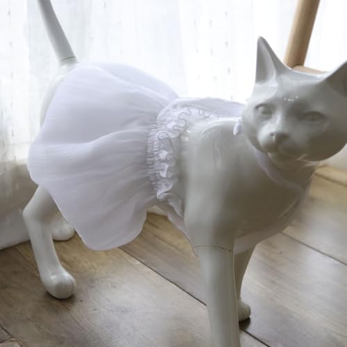 Luxuriöses Hundekleid für kleine Hunde, Sommer-Welpenkleidung, Prinzessin, flauschiger Rock, Baumwolle, Kleidung, Hundebekleidung, graues Tunika-Kostüm, Kleid für kleine Hunde (Meerjungfrau-Weiß, Luxuriöses Hundekleid für kleine Hunde, Sommer-Welpenkleidung, Prinzessin, flauschiger Rock, Baumwolle, Kleidung, Hundebekleidung, graues Tunika-Kostüm, Kleid für kleine Hunde (Meerjungfrau-Weiß, von SmileyTails