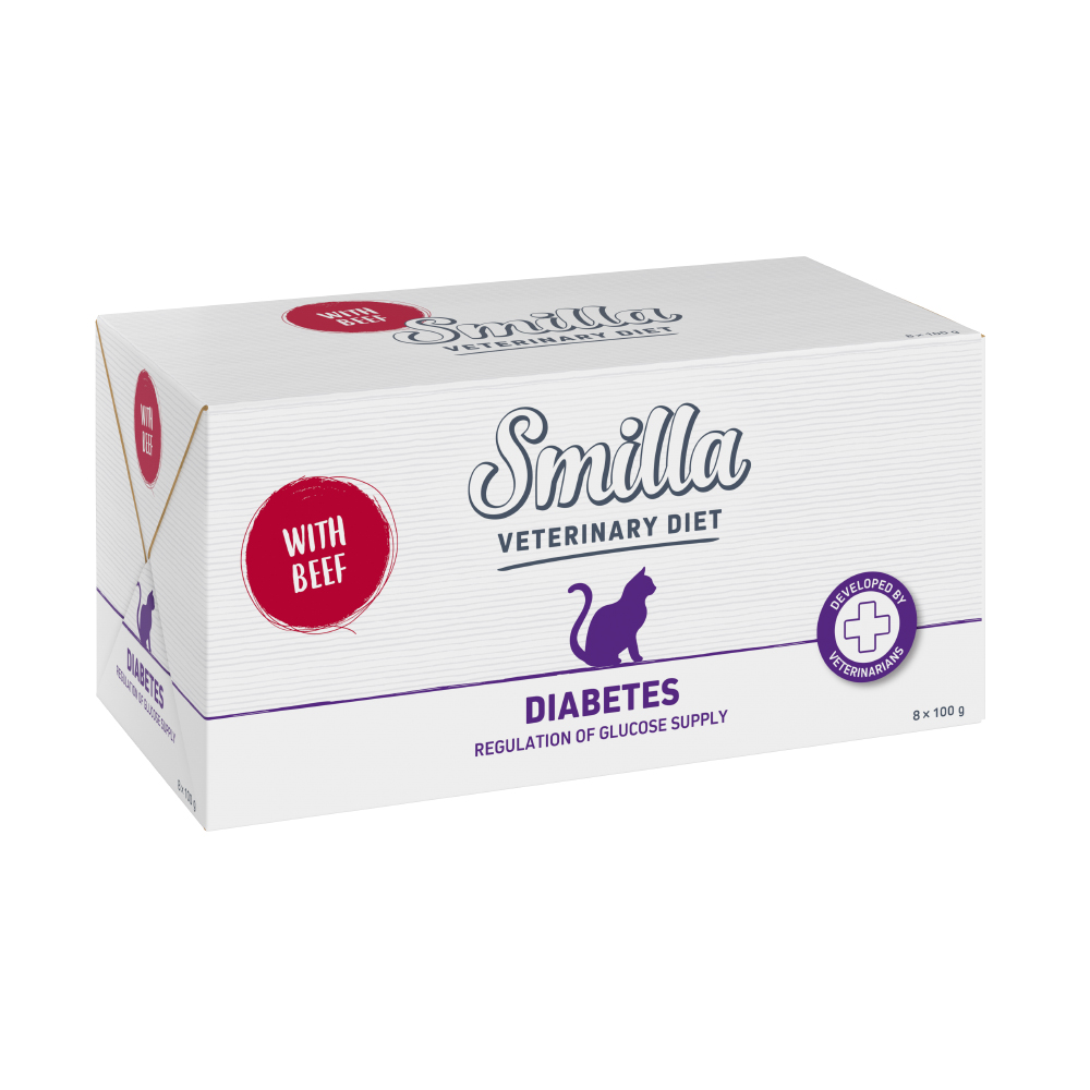 Smilla Veterinary Diet Diabetes - 8 x 100 g von Smilla Veterinary Diet