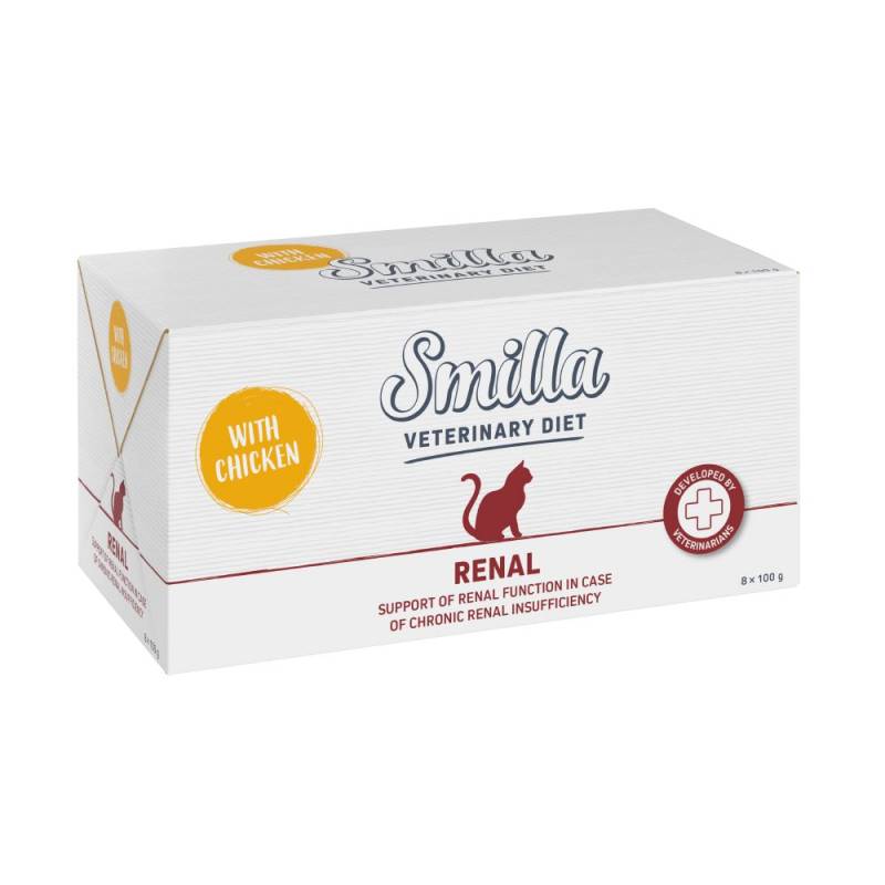 Smilla Veterinary Diet Renal Huhn - 8 x 100 g von Smilla Veterinary Diet