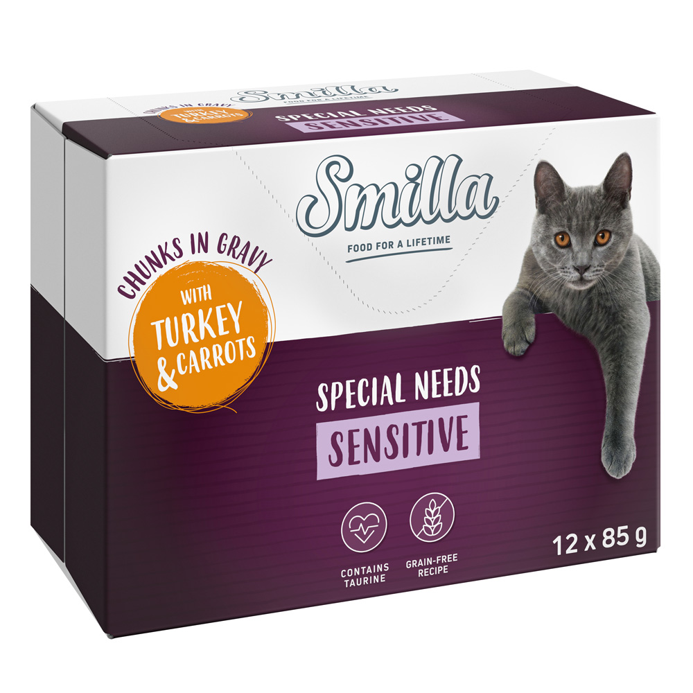 24 x 85 g Smilla Häppchen mit Gemüse zum Sonderpreis! - Sensitive 24 x 85 g Smilla Häppchen mit Gemüse zum Sonderpreis! - Sensitive von Smilla