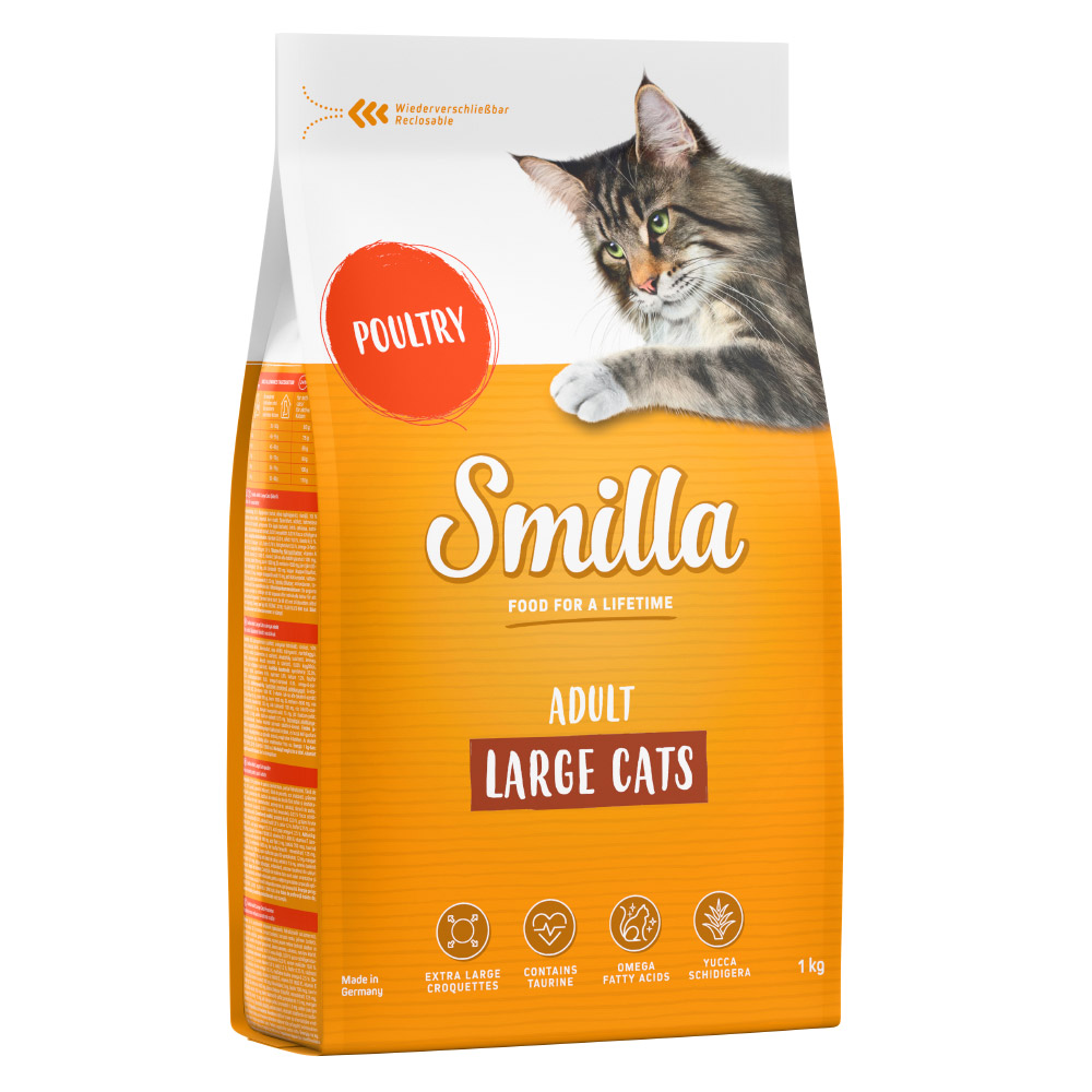 Smilla Adult Large Cats Geflügel - Sparpaket: 2 x 10 kg Smilla Adult Large Cats Geflügel - Sparpaket: 2 x 10 kg von Smilla