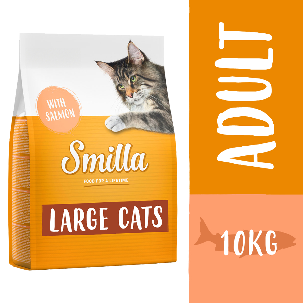 Smilla Adult Large Cats mit Lachs - Sparpaket: 2 x 10 kg Smilla Adult Large Cats mit Lachs - Sparpaket: 2 x 10 kg von Smilla