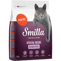Smilla Adult Sensitive Getreidefrei Geflügel - 4 kg von Smilla