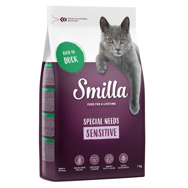 Smilla Adult getreidefreie Rezeptur Sensitive Ente - 1 kg von Smilla
