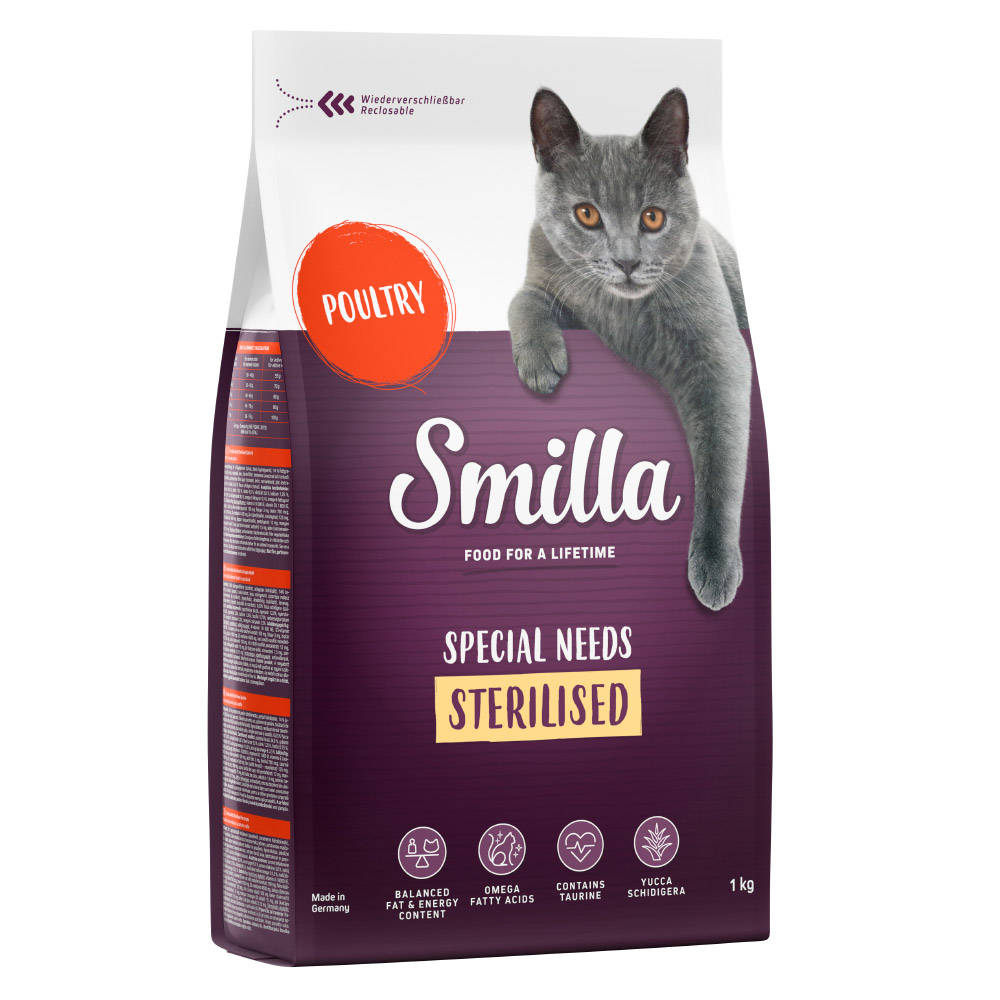 Smilla Adult Sterilised Geflügel - 1 kg Smilla Adult Sterilised Geflügel - 1 kg von Smilla