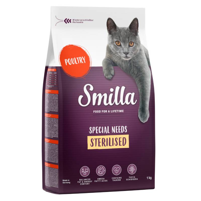Smilla Adult Sterilised Geflügel - Sparpaket: 2 x 10 kg Smilla Adult Sterilised Geflügel - Sparpaket: 2 x 10 kg von Smilla