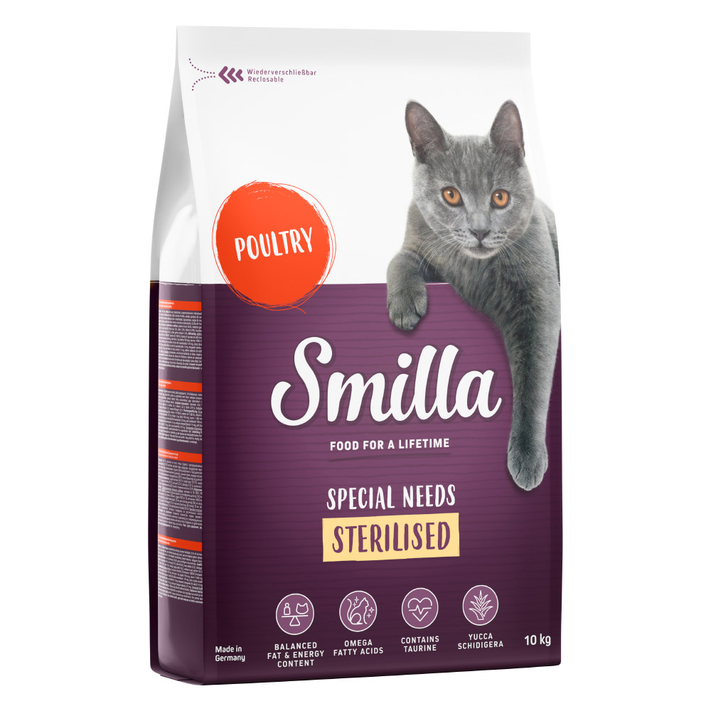 Smilla Adult Sterilised - Geflügel - Sparpaket: 2 x 10 kg von Smilla