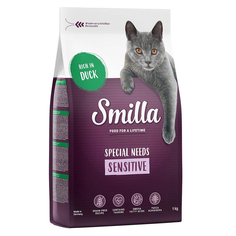 Smilla Adult getreidefreie Rezeptur Sensitive Ente - 4 kg Smilla Adult getreidefreie Rezeptur Sensitive Ente - 4 kg von Smilla