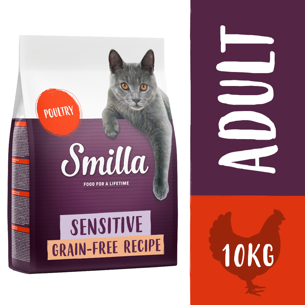 Smilla Adult getreidefreie Rezeptur Sensitive Geflügel - Sparpaket: 2 x 10 kg Smilla Adult getreidefreie Rezeptur Sensitive Geflügel - Sparpaket: 2 x 10 kg von Smilla