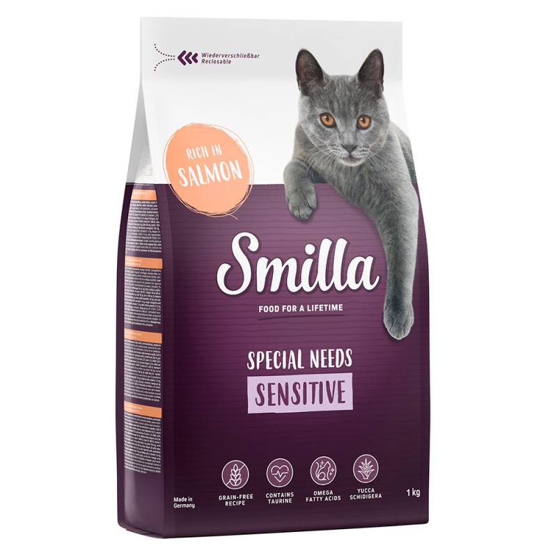 Smilla Adult getreidefreie Rezeptur Sensitive Lachs - 10 kg Smilla Adult getreidefreie Rezeptur Sensitive Lachs - 10 kg von Smilla