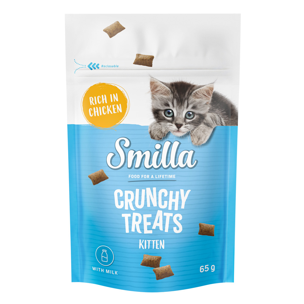 Smilla Crunchy Treats Kitten - Huhn (2 x 65 g) von Smilla