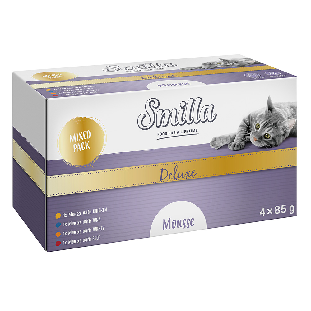 Smilla Deluxe Mousse 24 x 85 g - mit Rind und Thymian von Smilla