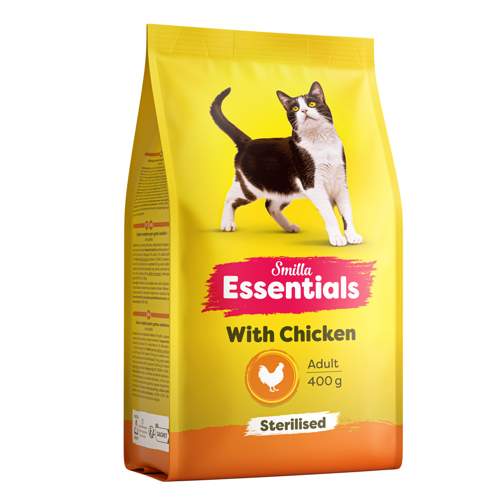 Smilla Essentials Adult Sterilised mit Huhn - 2 kg (5 x 400 g) von Smilla