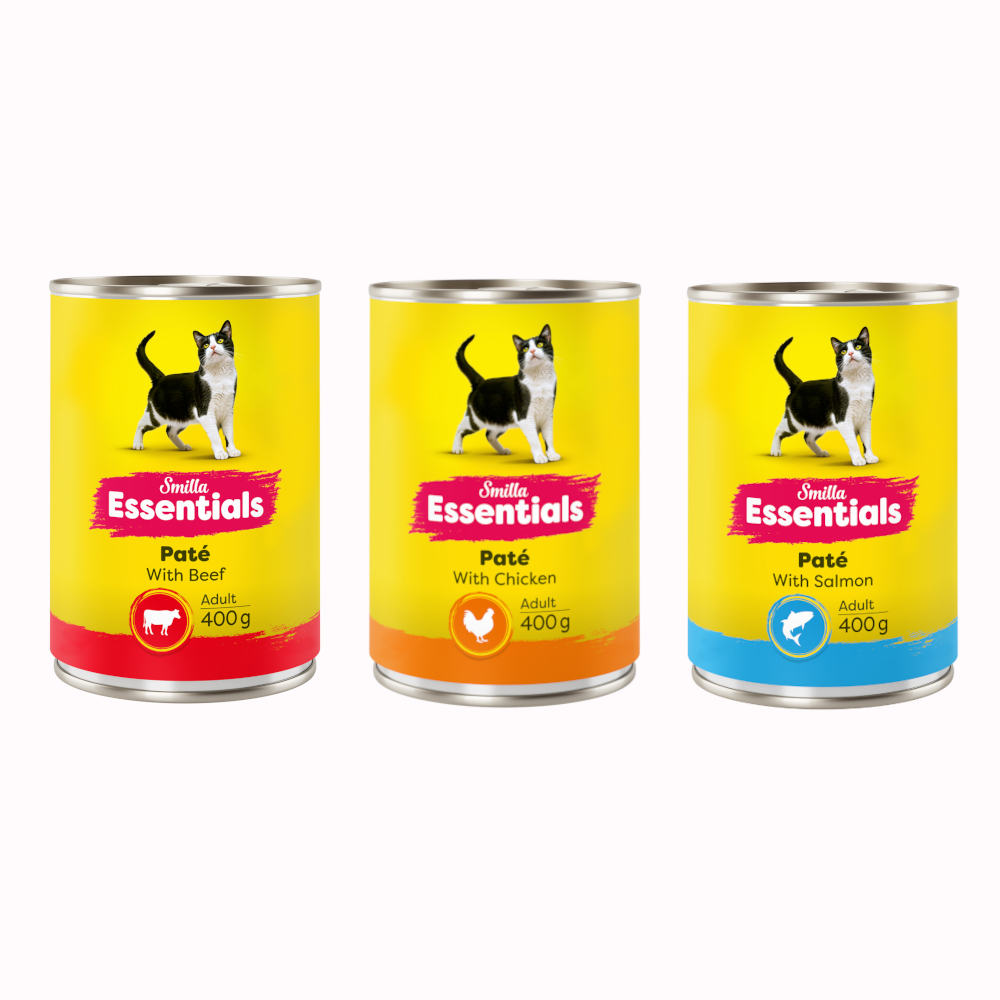 Smilla Essentials Dose Paté 12 x 400 g - Mixpaket (24 x 400 g) von Smilla