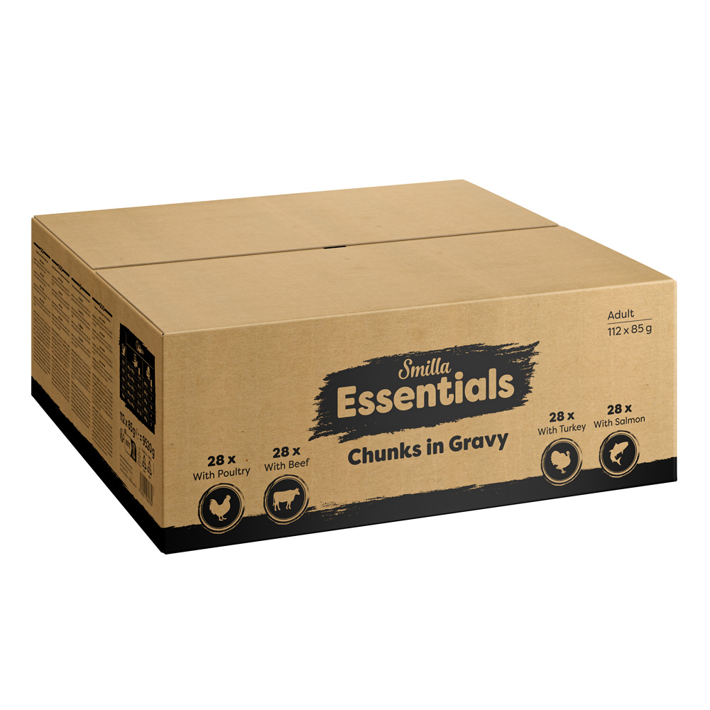 Smilla Essentials Frischebeutel Häppchen in Sauce - 112 x 85 g von Smilla