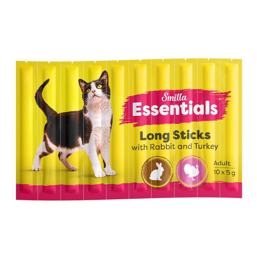 Smilla Essentials Sticks - Kaninchen und Pute (50 x 5 g) von Smilla