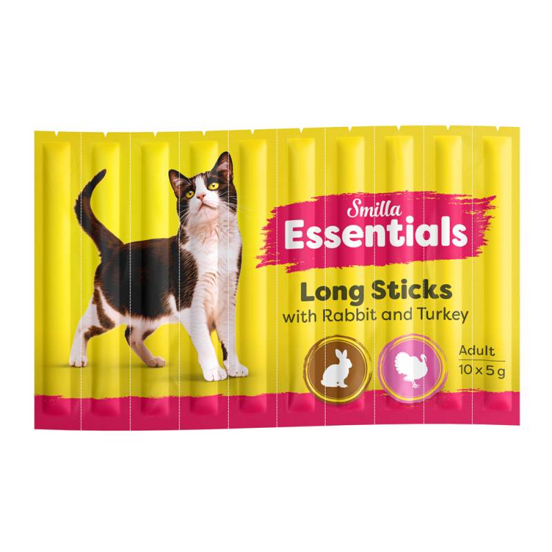 Smilla Essentials Sticks - Kaninchen und Pute (50 x 5 g) von Smilla