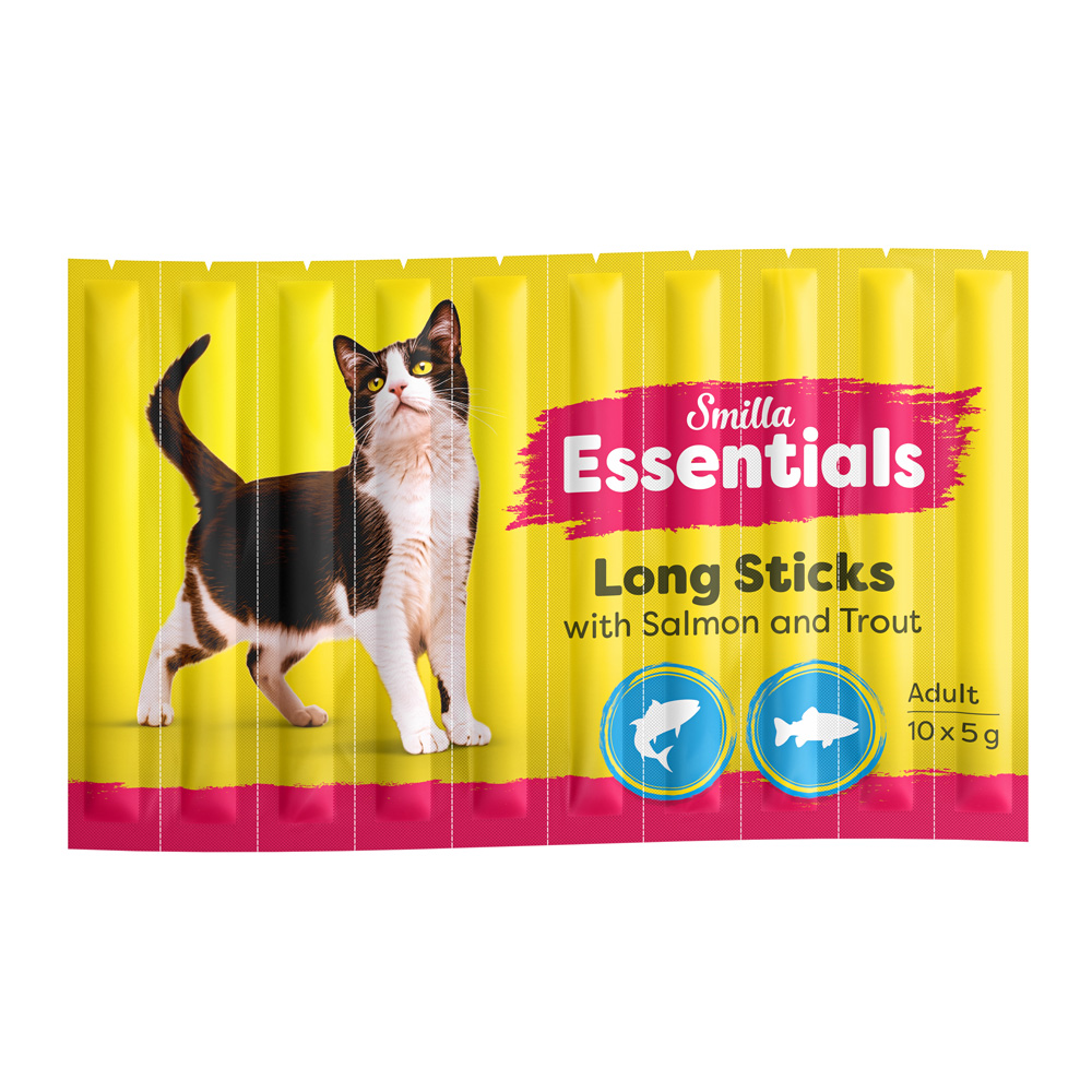 Smilla Essentials Sticks - Lachs und Forelle (10 x 5 g) von Smilla