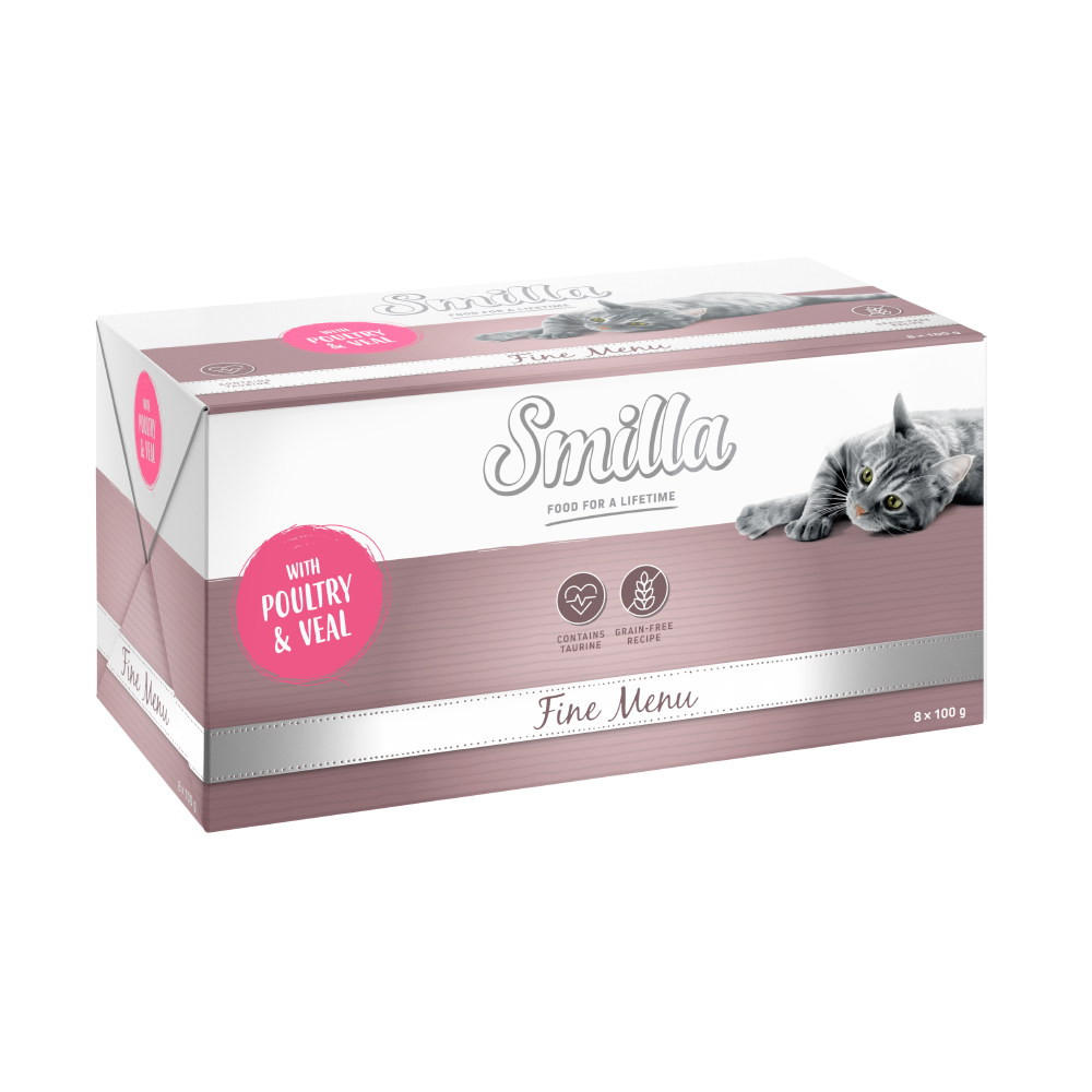 Smilla Schale Fine Menu 24 x 100 g - Geflügel & Kalb Smilla Schale Fine Menu 24 x 100 g - Geflügel & Kalb von Smilla