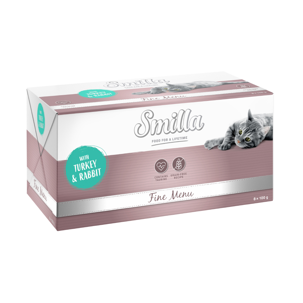 Smilla Fine Menu 24 x 100 g - Pute & Kaninchen von Smilla