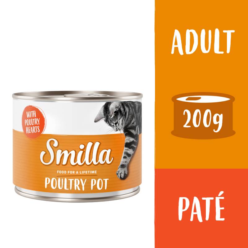 Smilla Geflügeltöpfchen 6 x 200 g - Mixpaket von Smilla