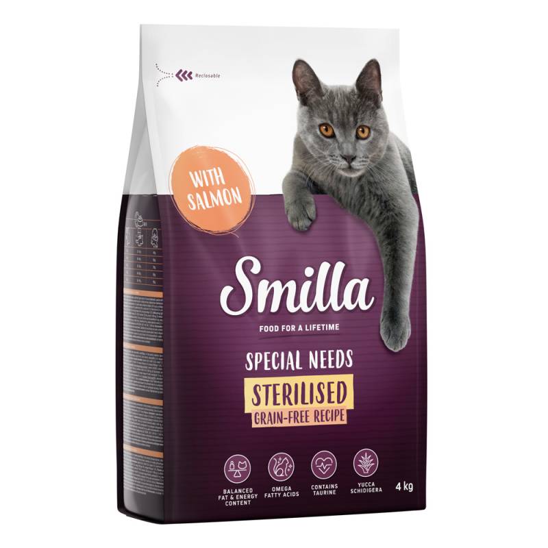 Smilla Getreidefreie Rezeptur Sterilised mit Lachs - 4 kg von Smilla