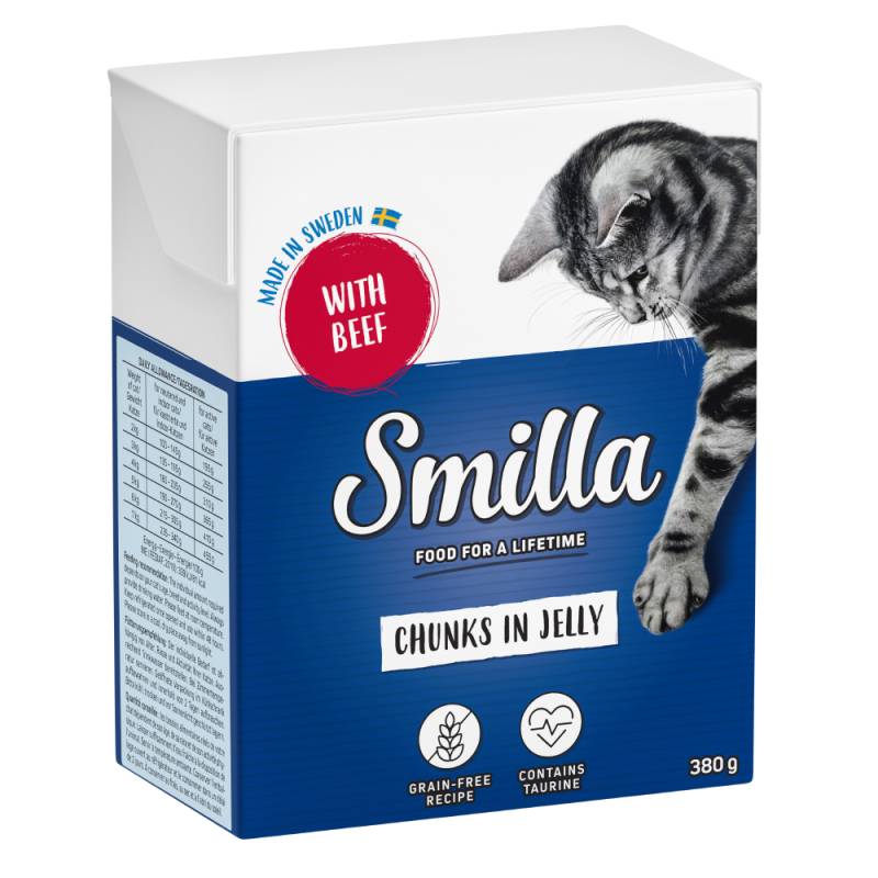 Smilla Tetra Häppchen 6 x 380 / 370 g - Rind in Gelee (6 x 380 g) von Smilla