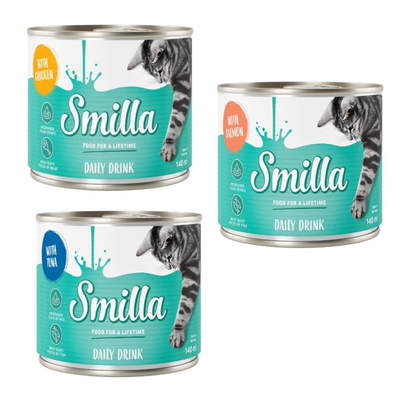 Smilla Katzendrink zum Probierpreis - Mixpaket (3 Sorten) von Smilla
