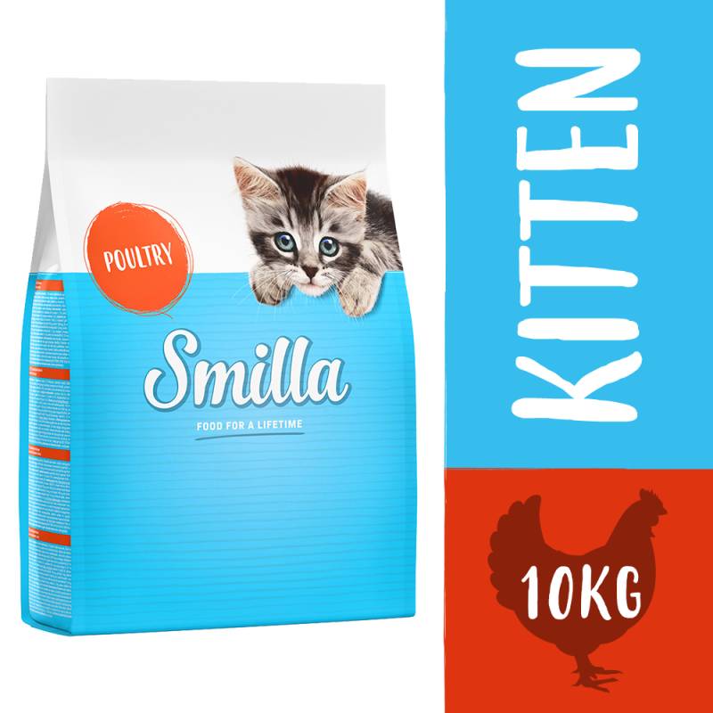 Smilla Kitten Geflügel - Sparpaket: 2 x 10 kg Smilla Kitten Geflügel - Sparpaket: 2 x 10 kg von Smilla